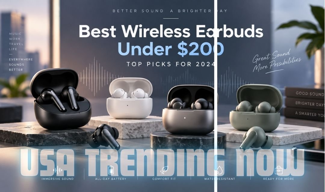 best wireless earbuds under 200 dollars 2024