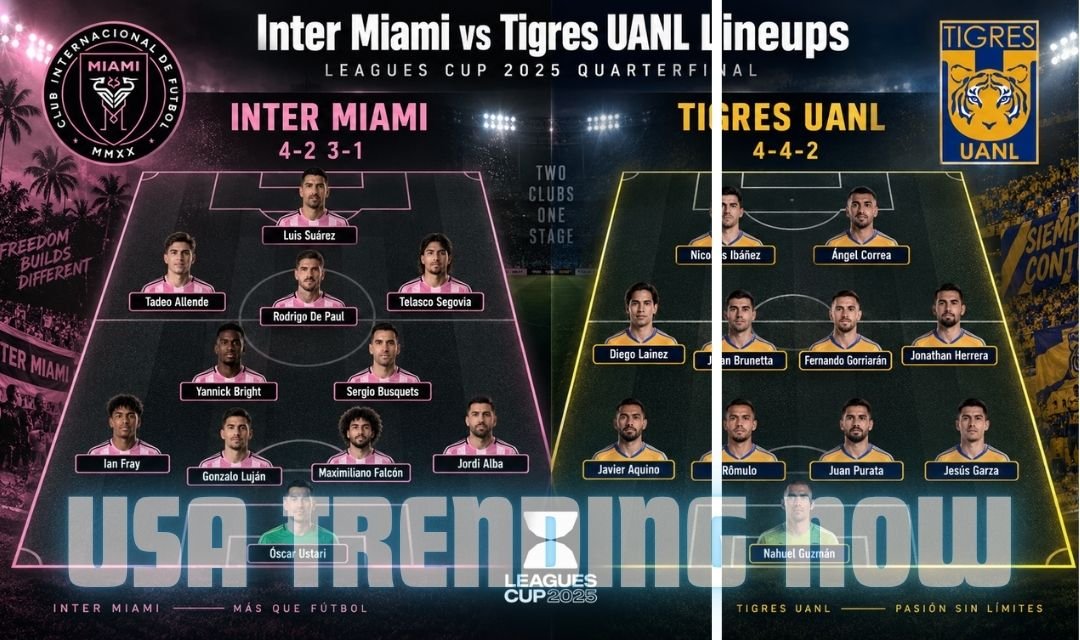 inter miami vs tigres uanl lineups