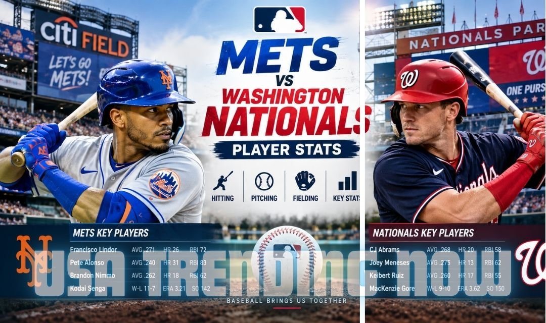 mets vs washington nationals match player stats