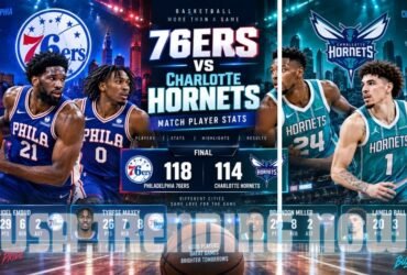 76ers vs charlotte hornets match player stats