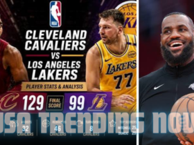 lakers vs cleveland cavaliers match player stats