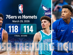 charlotte hornets vs 76ers match player stats