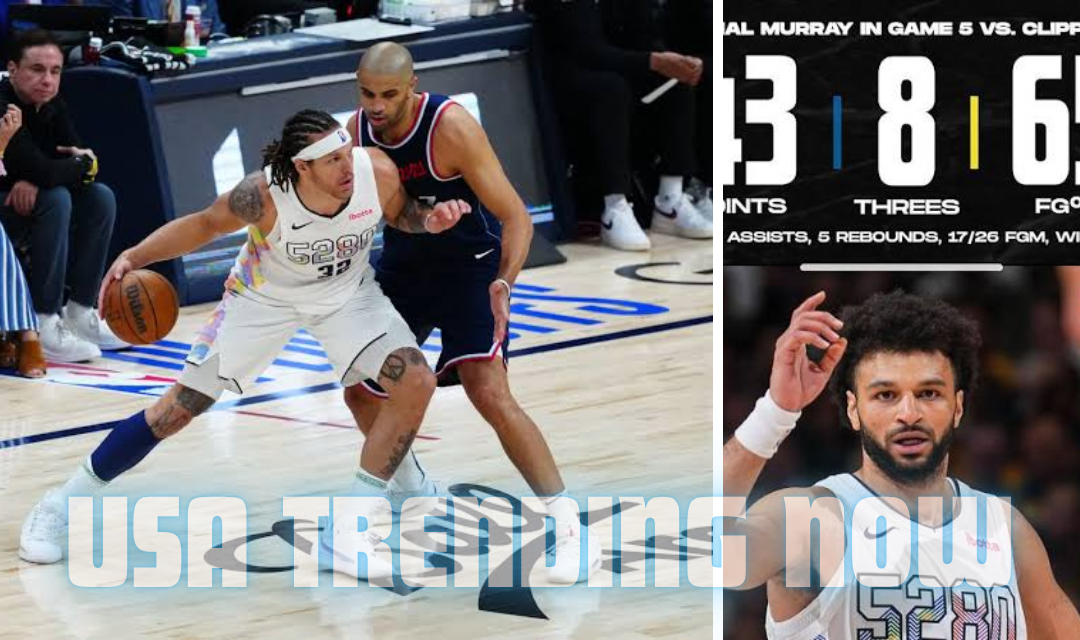 denver nuggets vs clippers match player stats