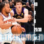 knicks vs lakers match player stats