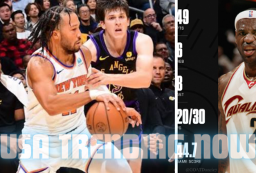 knicks vs lakers match player stats