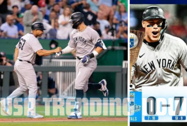 kansas city royals vs new york yankees match player stats